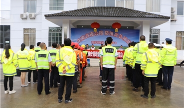 雅安管理处开展“防风险、保安全、迎大庆” 专项防汛抢险应急演练